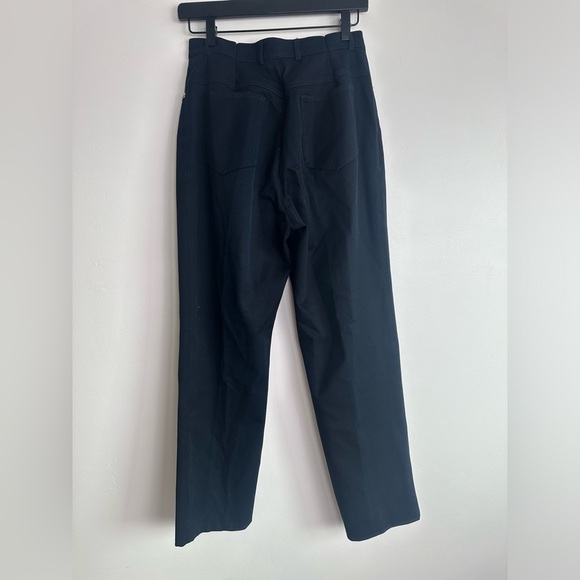 Like New St John Sport By Marie Gray Black Straight 90s Fit Pant Size 6 - Picture 4 of 8